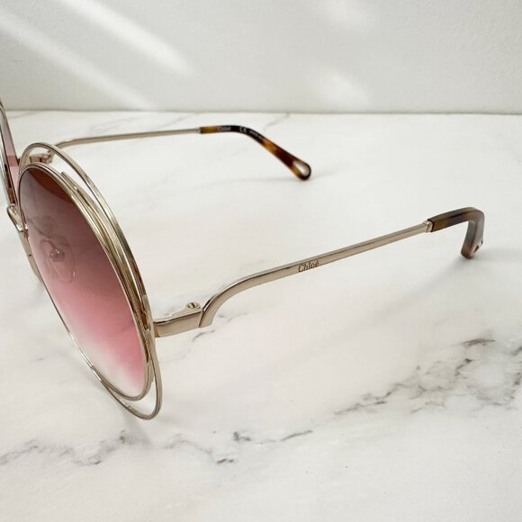 CHLOÉ  Small Carlina Round Sunglasses - Picture 5 of 8